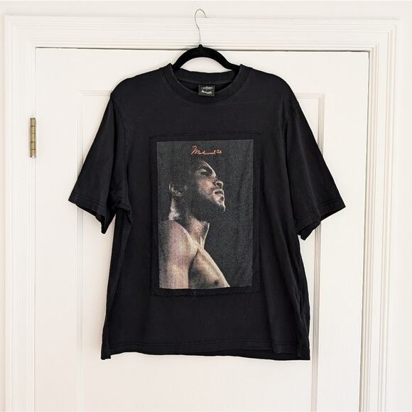 Marcelo Burlon County of Milan Black Muhammad Ali Edition T-shirt, size XS - Picture 1 of 9